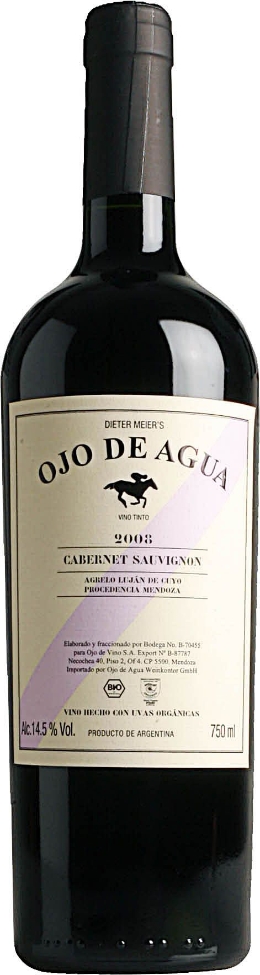 Ojo de Agua Cab.Sauvignon Bio 2.021 Dieter Meier, Argentinien